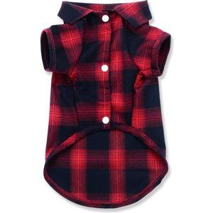 Koneseve Plaid Dog T-Shirt for Pets